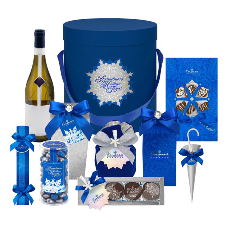 Подарочный набор: конфеты, драже, конфеты ручной работы 1175г