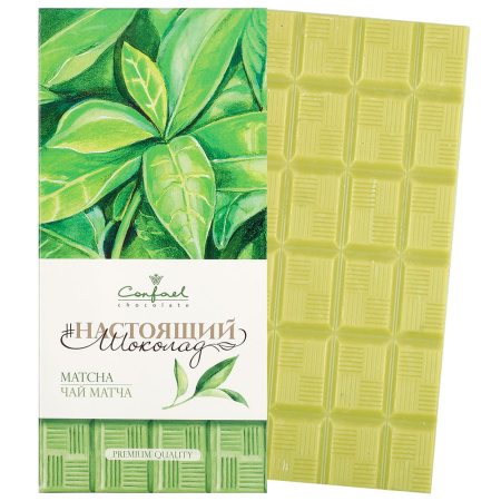 Шоколад белый с чаем матча Шоколад белый с чаем матча