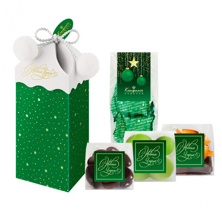 Подарочный набор средний: конфеты, драже 365г