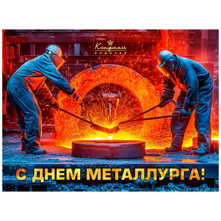 Набор сухофруктов, мармелада и конфет ассорти на День Металлурга 395г