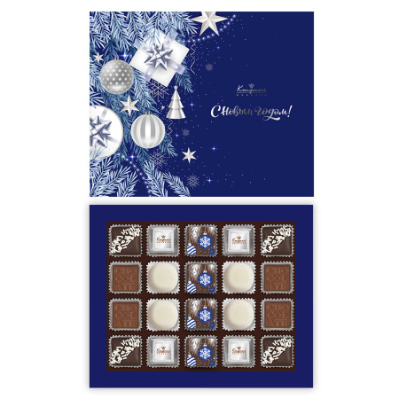 Набор конфет ассорти, мармелада и мягкий грильяж 225г