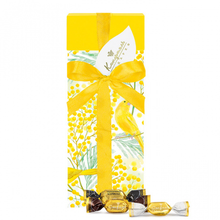 Набор вишневого, черничного и виноградного мармелада в горьком шоколаде