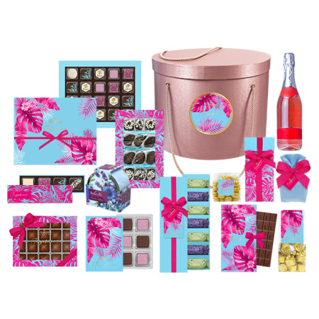 Набор: конфеты ручной работы, ассорти, мармелад-суфле, драже, чай