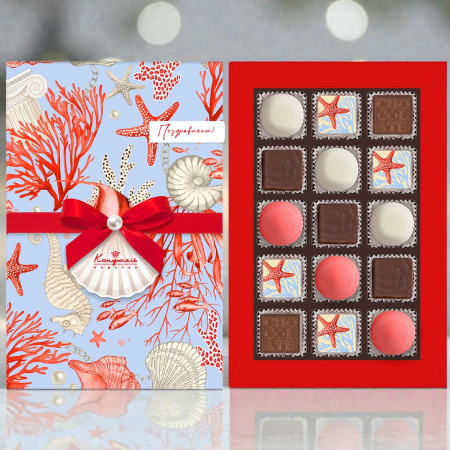 Мармелад, конфеты глазированные, шоколадные конфеты "Ассорти" 170г