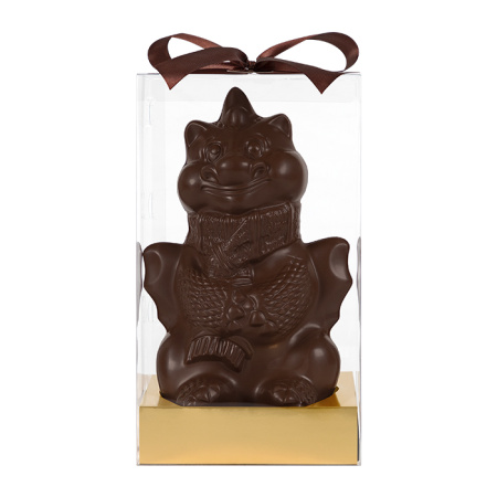 Скульптура из горького шоколада дракон 500г