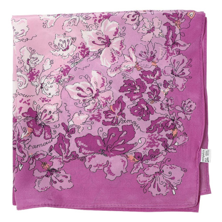 Платок «Фиолетовые цветы» (52х52см)