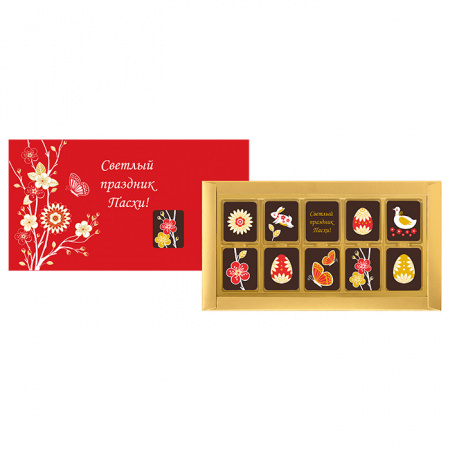 Шоколад горький с декором светлый праздник Пасхи!