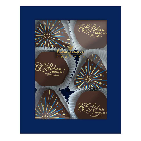 Суфле в горьком шоколаде с декором (ванильное, кофейное) 180г