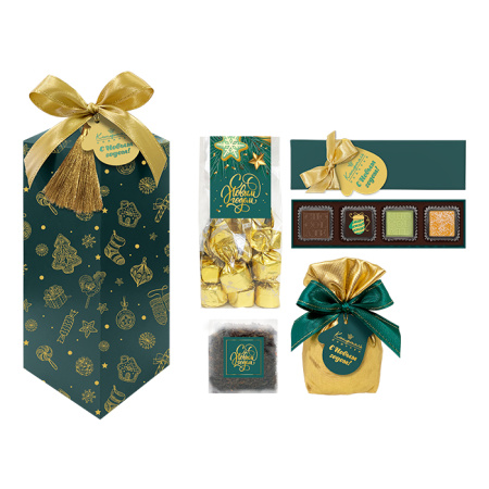 Набор конфет, драже, чая