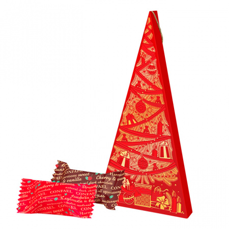 Подарочная Елка: суфле + мармелад глазированные горьким шоколадом  270г