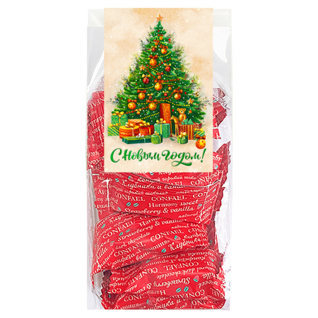 Набор с конфетами: мармелад, чай, леденцы, карамель