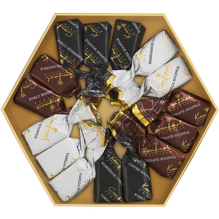 Ванильное, кофейное и шоколадное суфле набор 105г