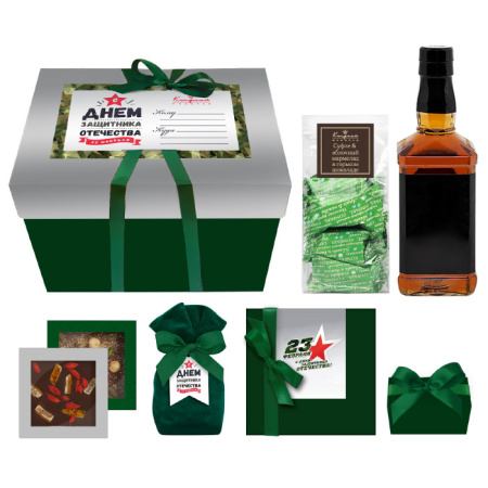 Набор шоколада, конфет ассорти, драже и мармелада 1690г