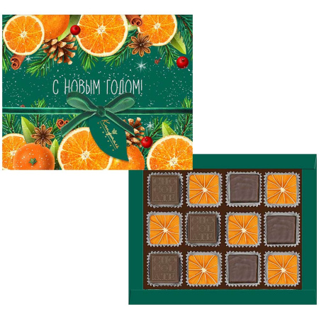 Апельсиновое суфле, шоколадные конфеты ассорти 95г