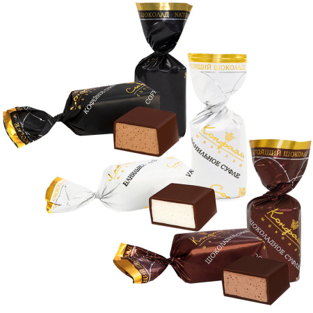 Суфле ванильное, шоколадное, кофейное 75г