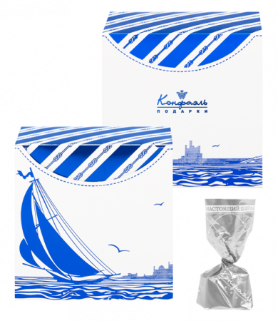 Набор конфет ассорти с шоколадными начинками 150г