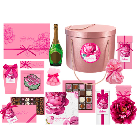 Большой набор с конфетами: драже, сухофрукты, шоколад, кофе