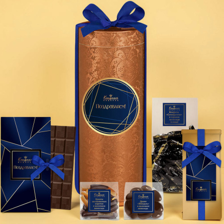 Набор: шоколад, драже, конфеты, кофе