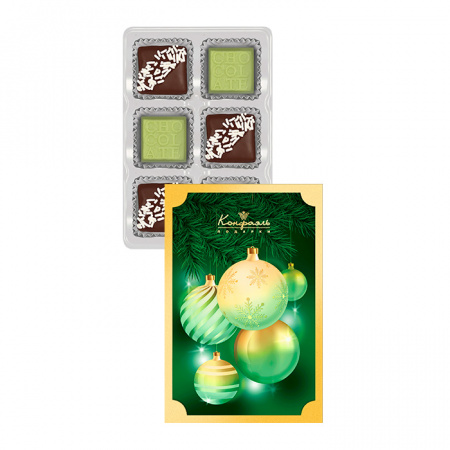 Подарочный набор: крр, шоколадные конфеты (типа "Ассорти") 60г