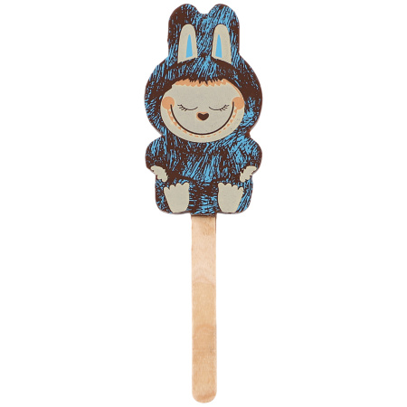 "Лабубушка" шоколад молочный на палочке 19г (голубой декор)