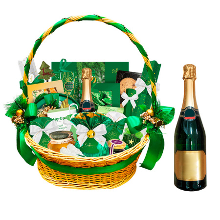 Корзина большая: подарочный набор шоколада, драже, конфет, цукатов, чая, варенья 2815г Корзина большая: подарочный набор шоколада, драже, конфет, цукатов, чая, варенья 2815г