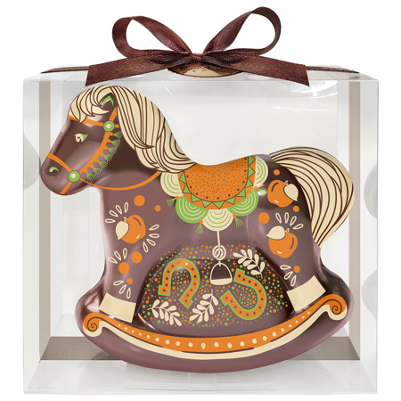 "Лошадка" скульптура шоколад молочный 140г