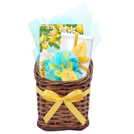 Корзина: шоколад, драже, конфеты глазированные, кофе