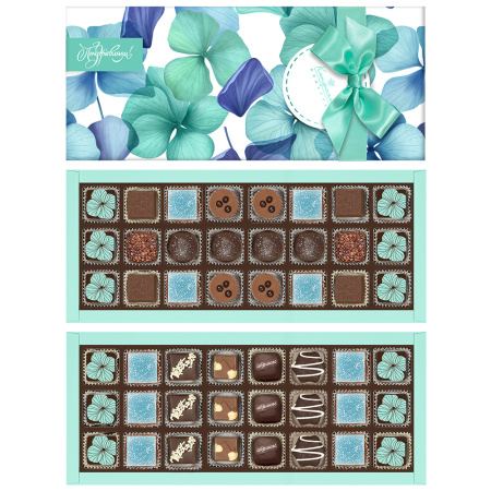 Набор конфет ассорти, мягкий грильяж, ручной работы