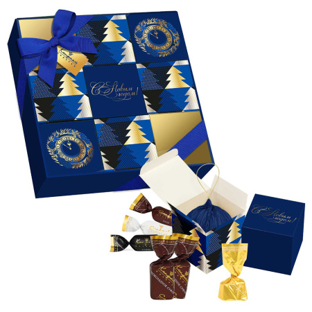 Набор с конфетами: сухофрукты, суфле, ассорти, шоколад, чай