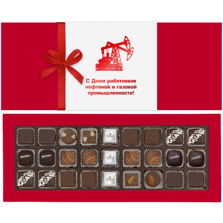 Набор конфет ассорти, суфле, мягкий грильяж - "День нефтяника" 270г