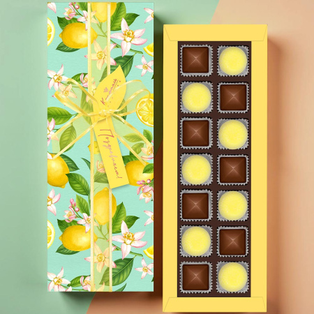 Шоколадные конфеты ассорти, мармелад со вкусом «банан» 190г