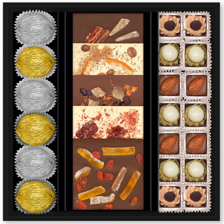 Набор шоколада и конфет "День нефтяника" 465г