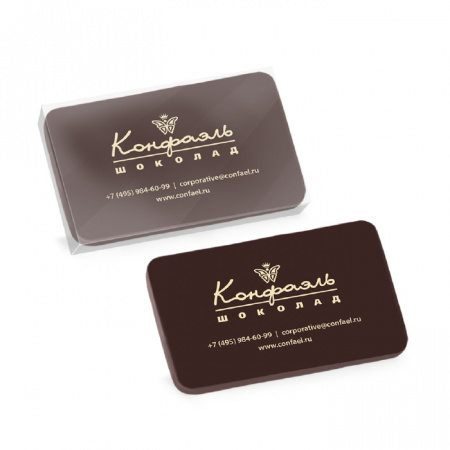 Шоколадка 15 г - шоколад горький