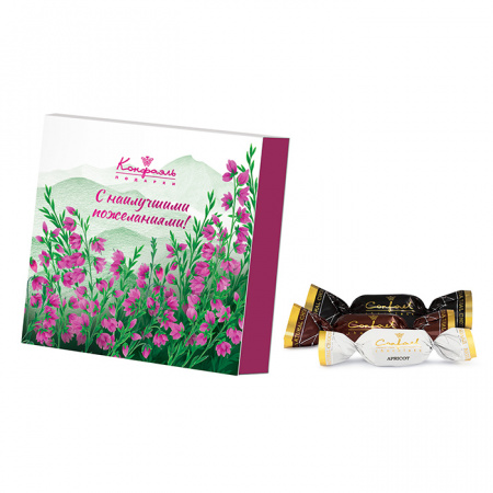 Сухофрукты в горьком шоколаде (финик, слива, абрикос)