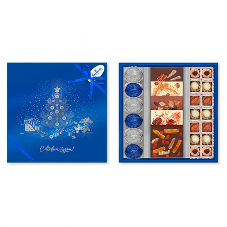 Подарочный набор-мозаика из шоколада, конфет 465г