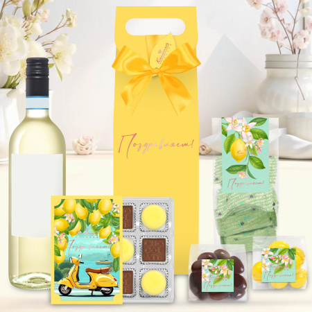 Набор: драже, конфеты ассорти, мармелад, мармелад-суфле в шоколаде