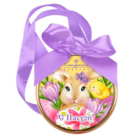 Медаль из молочного шоколада с Пасхой 70г
