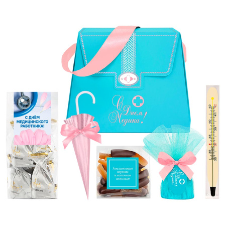 Сумочка с конфетами: суфле-безе, цукаты, шоколад