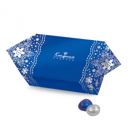 Подарочное драже "Ананас" в горьком шоколаде с декором 200г