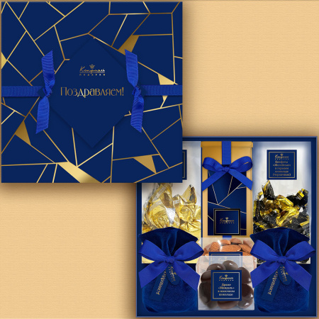 Набор: конфеты ассорти, кофе, драже