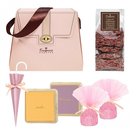 Набор конфет ручной работы, шоколада, мармелада-суфле 345г