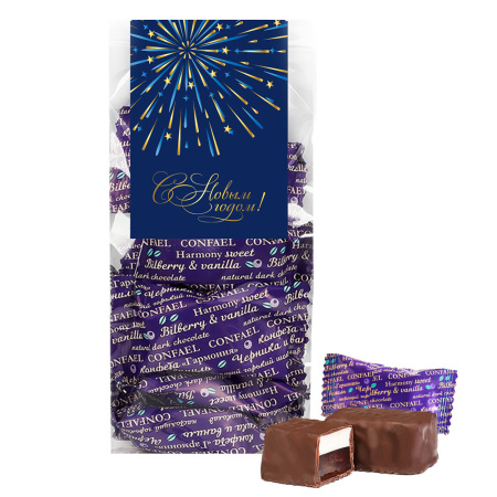 Набор с конфетами: сухофрукты, мармелад-суфле, драже, мед