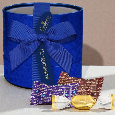 Набор мармелада и суфле-мармелада в горьком шоколаде 240г