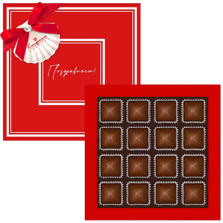 "Поздравляем" конфеты шоколадные "Ассорти" 170г