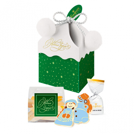 Подарочный набор малый: шоколад, конфеты 155г