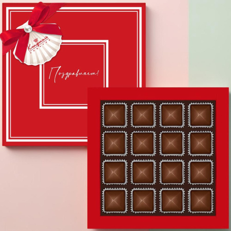 "Поздравляем" конфеты шоколадные "Ассорти" 170г