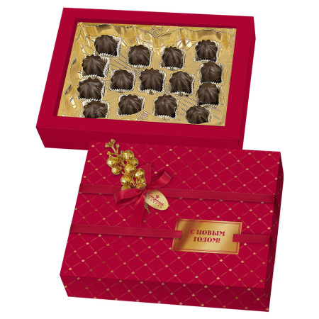 Суфле ананасовое, апельсиновое, суфле со вкусом Просекко Розе и ванильное безе в горьком шоколаде набор 215г