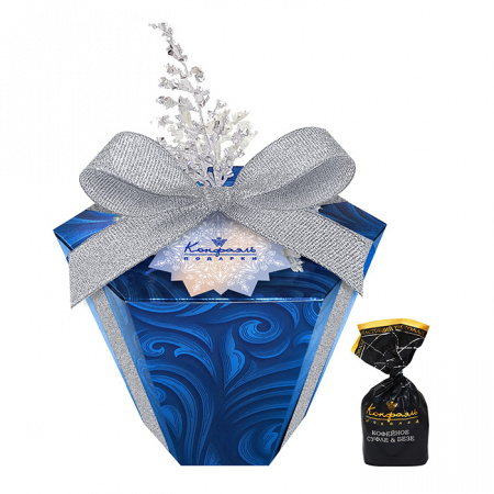 Подарок Венский: конфеты глазированные безе+суфле (кофейные) 245г