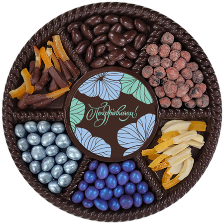 Набор шоколада, цукатов, драже