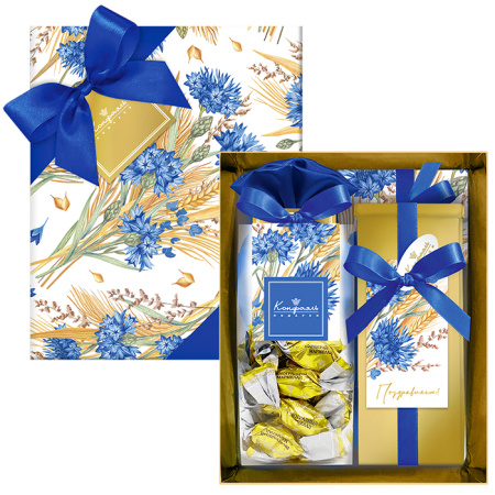 Набор конфет: мармелад, драже, мягкий грильяж, кофе